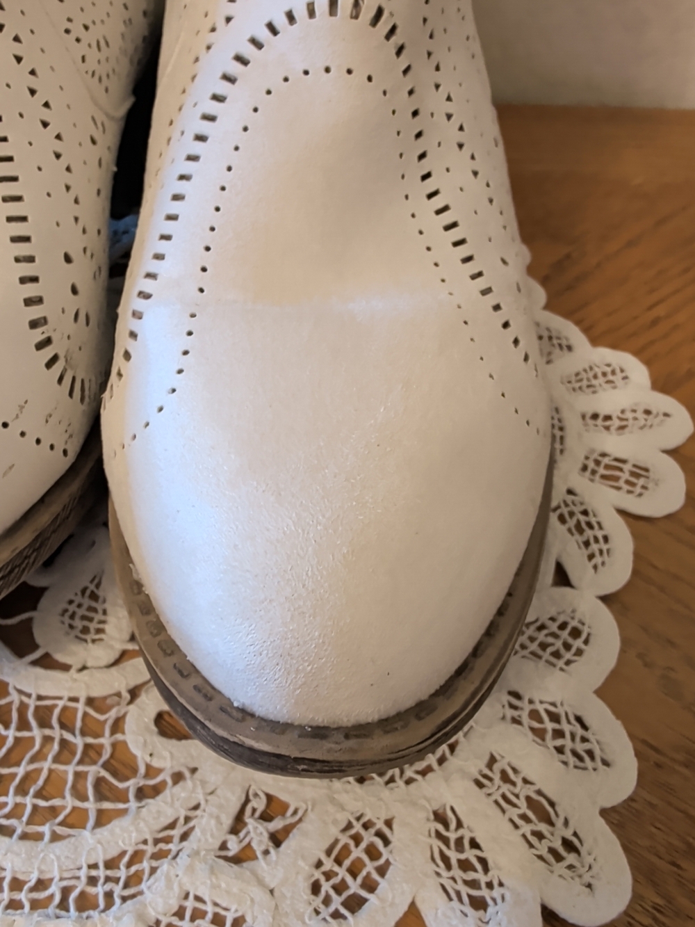Very G Women White Ankle Cowboy Boots Size 8.6 - Picture 3 of 16